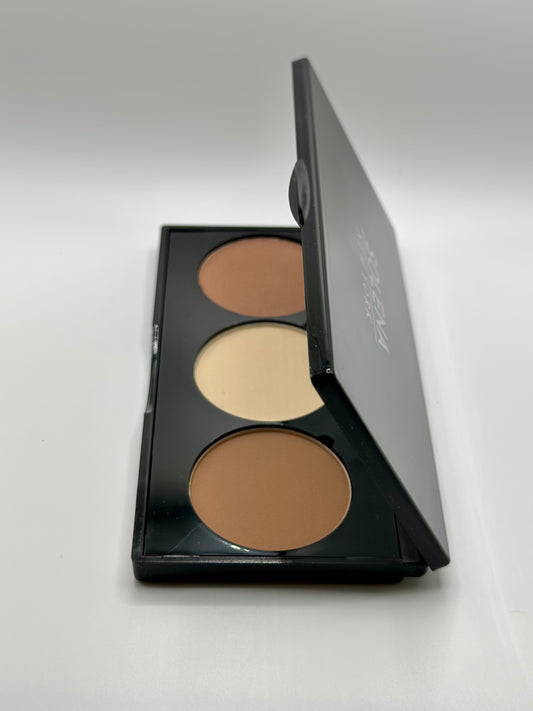 3 Well Powder Contour Palette Filled, Fair